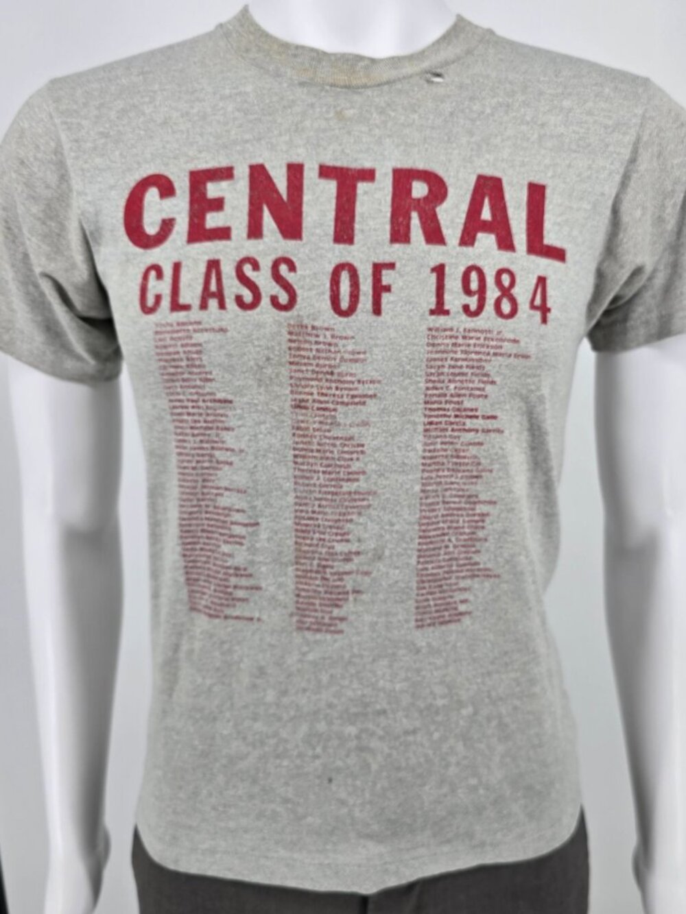 Vintage Central High School Bridgeport, Connecticut "Class of 1984" T-Shirt (XS)